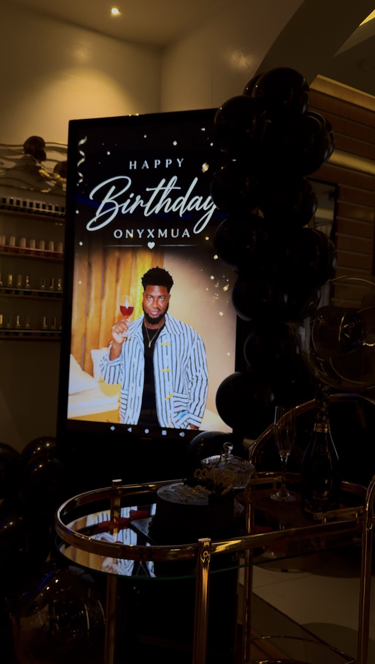 Birthday Overlay Celebration Setup